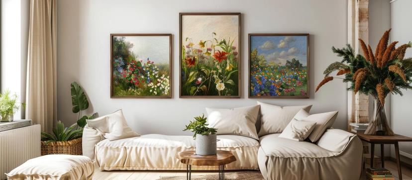 Pomysły na aranżację obrazów na ścianie: kompozycje, układy i kluczowe zasady wizualne
