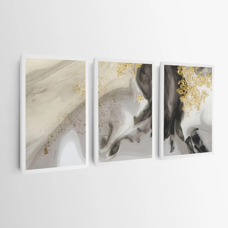 Obraz Multicanvas Cream Glitter Set mockup 0