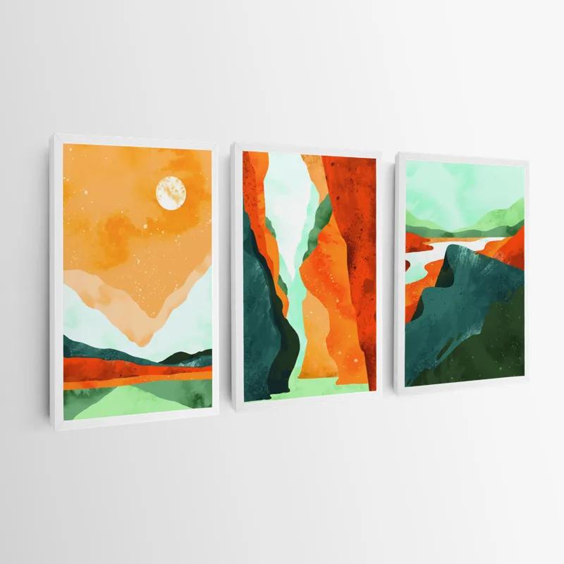 Obraz Multicanvas Mountain Set mockup 0