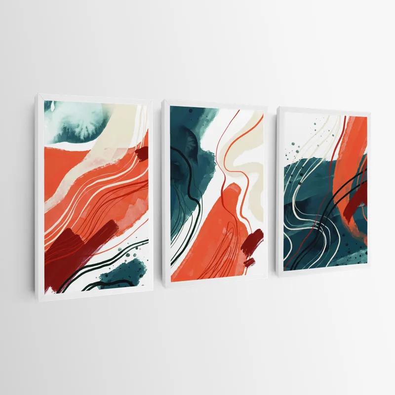 Obraz Multicanvas Orangelue Set mockup 0