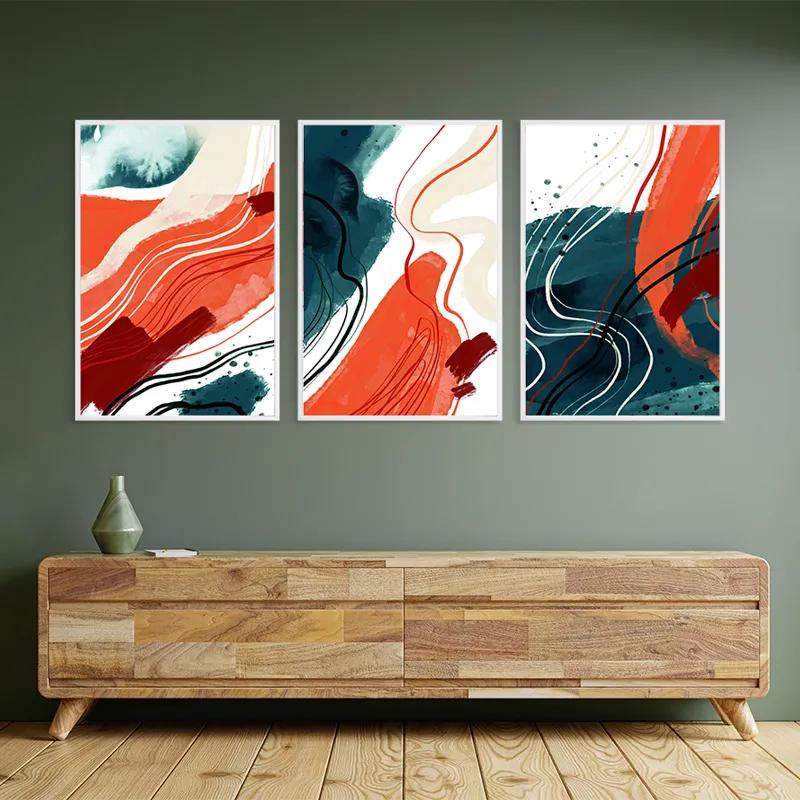 Obraz Multicanvas Orangelue Set mockup 2