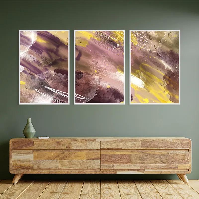 Obraz Multicanvas Purple Set mockup 2