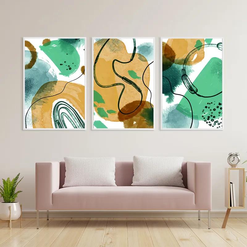 Obraz Multicanvas Bluerown Set mockup 3