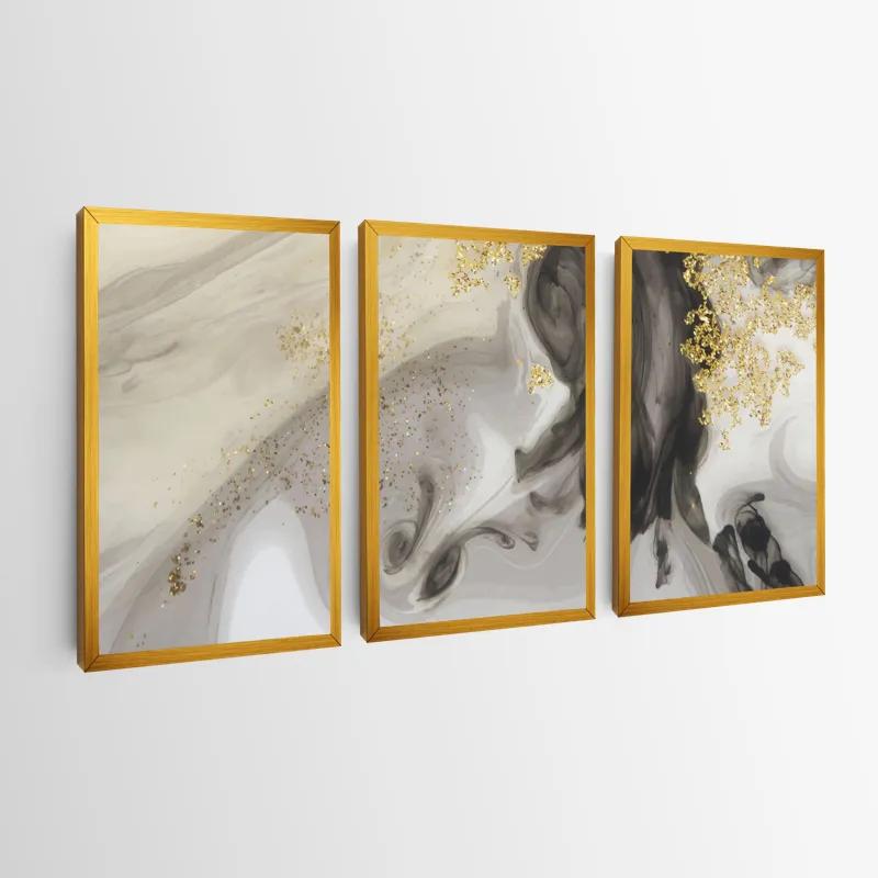 Obraz Multicanvas Cream Glitter Set mockup 0