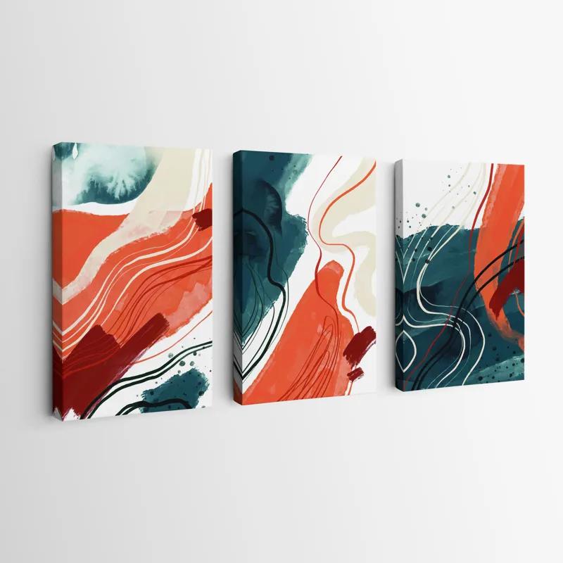 Obraz Multicanvas Orangelue Set mockup 0