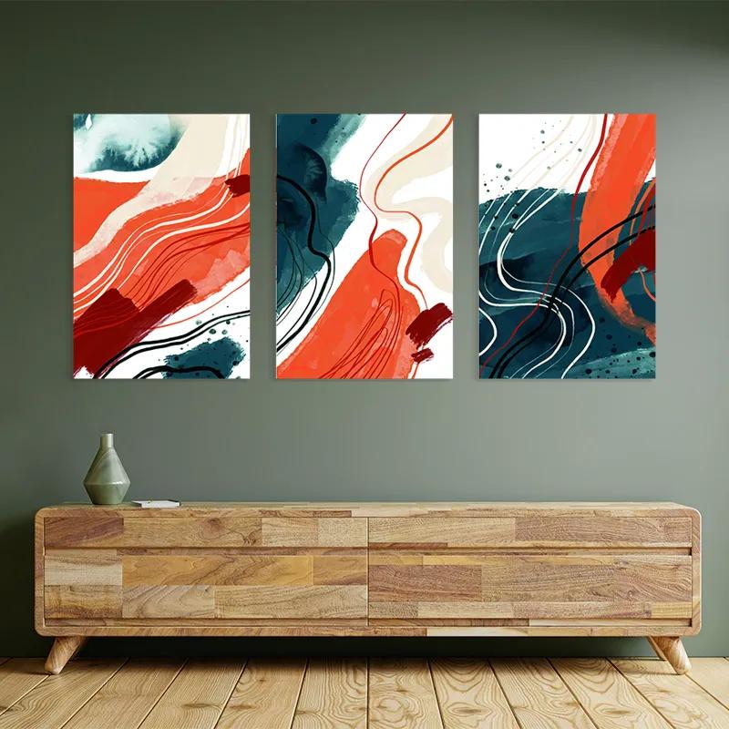 Obraz Multicanvas Orangelue Set mockup 2