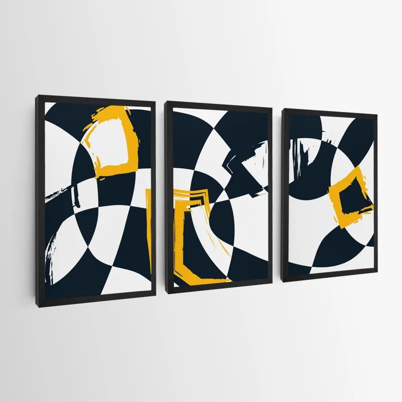 Obraz Multicanvas Blacknd Whitert mockup 0