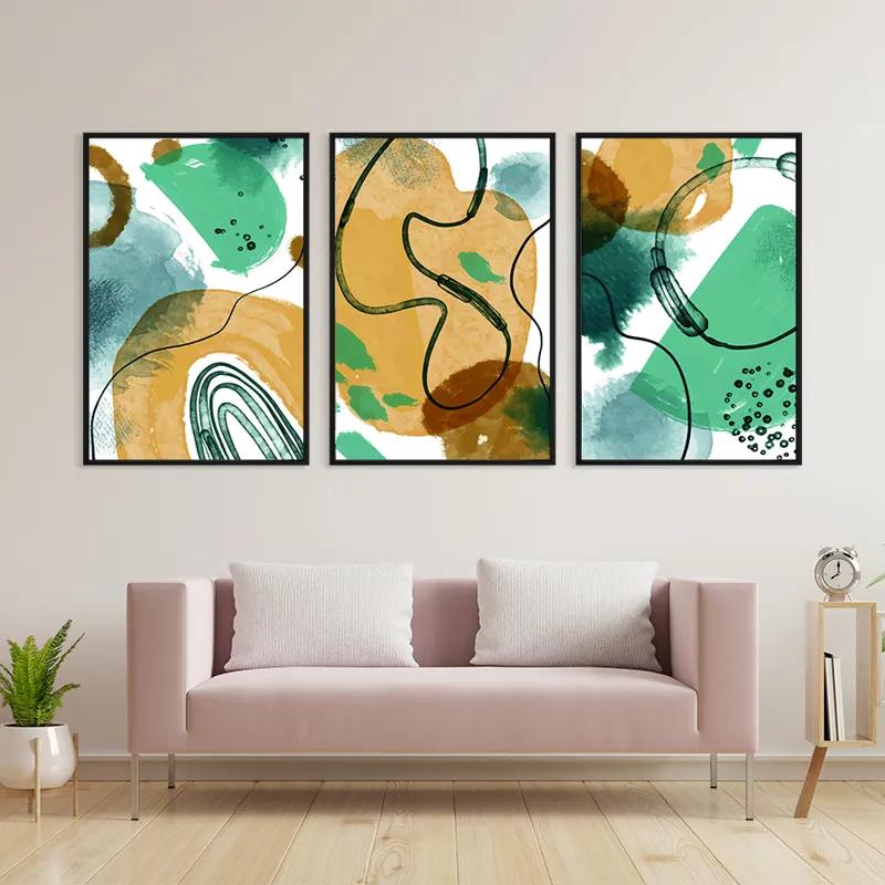 Obraz Multicanvas Bluerown Set mockup 3