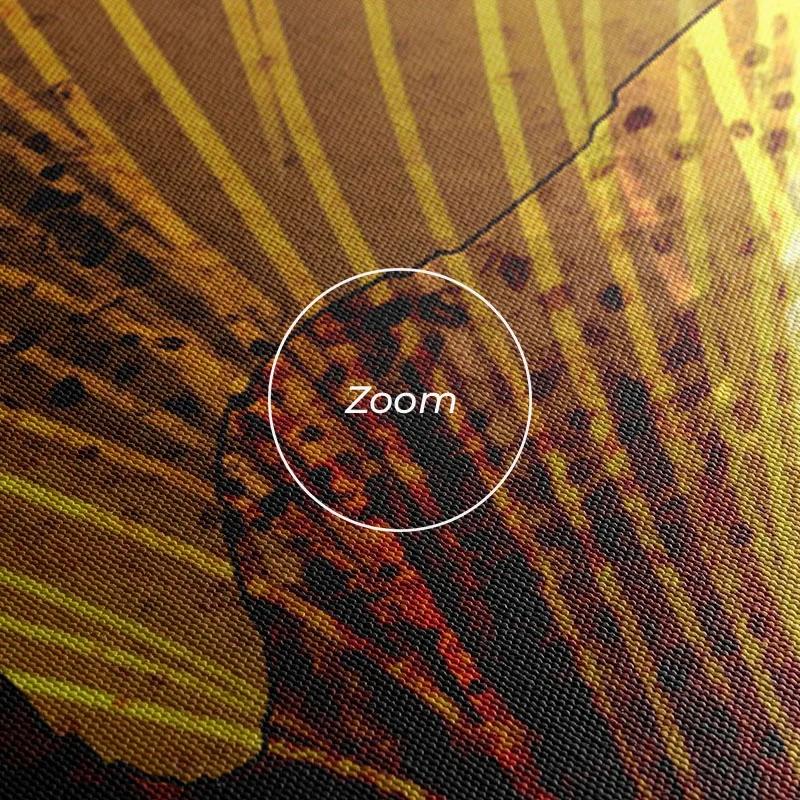 Obraz Multicanvas Golden Feathers mockup 1