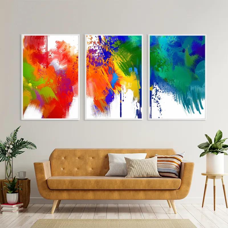 Obraz Multicanvas Colorful Set mockup 4