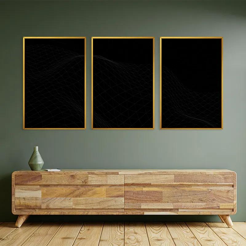 Obraz Multicanvas Triangle Wave mockup 2