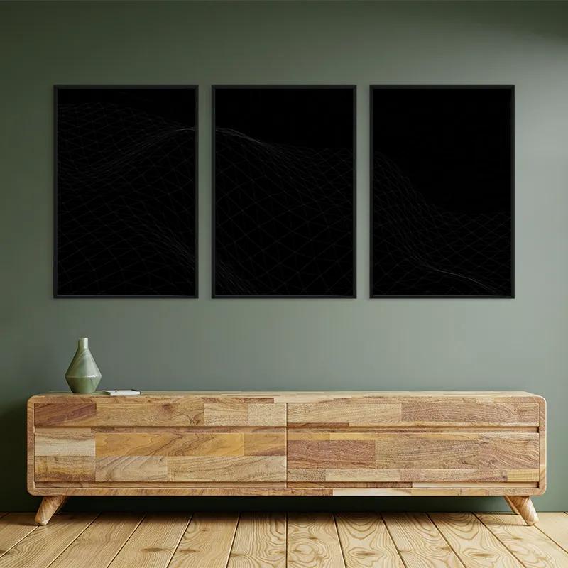 Obraz Multicanvas Triangle Wave mockup 2