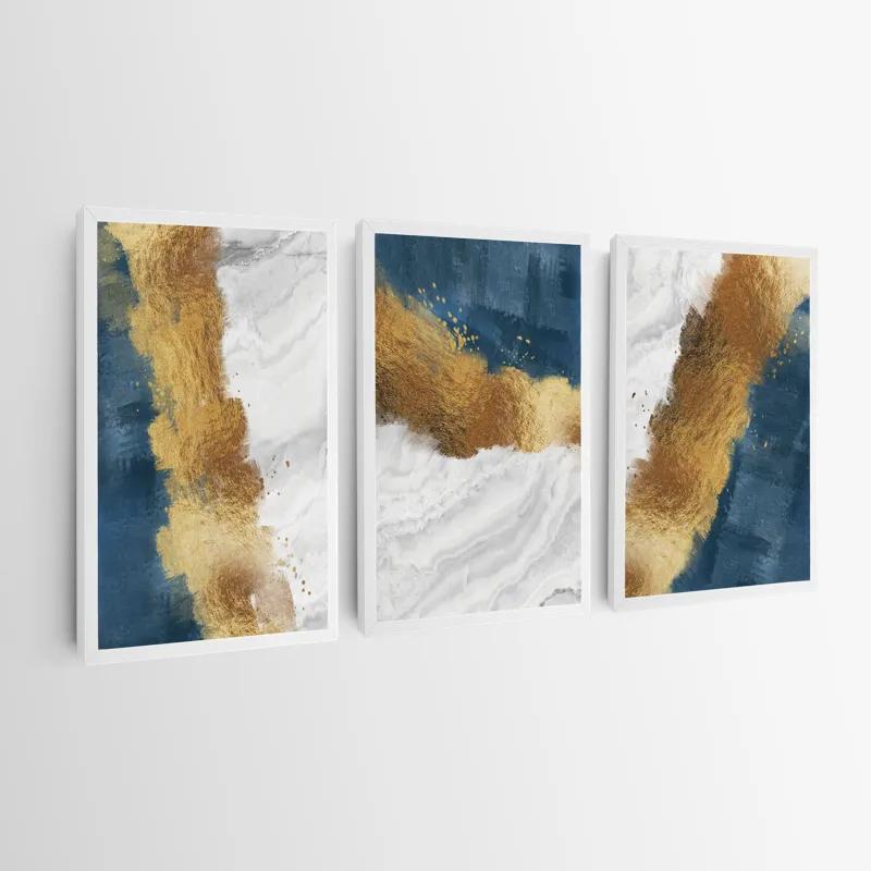 Obraz Multicanvas Abstractluend White mockup 0