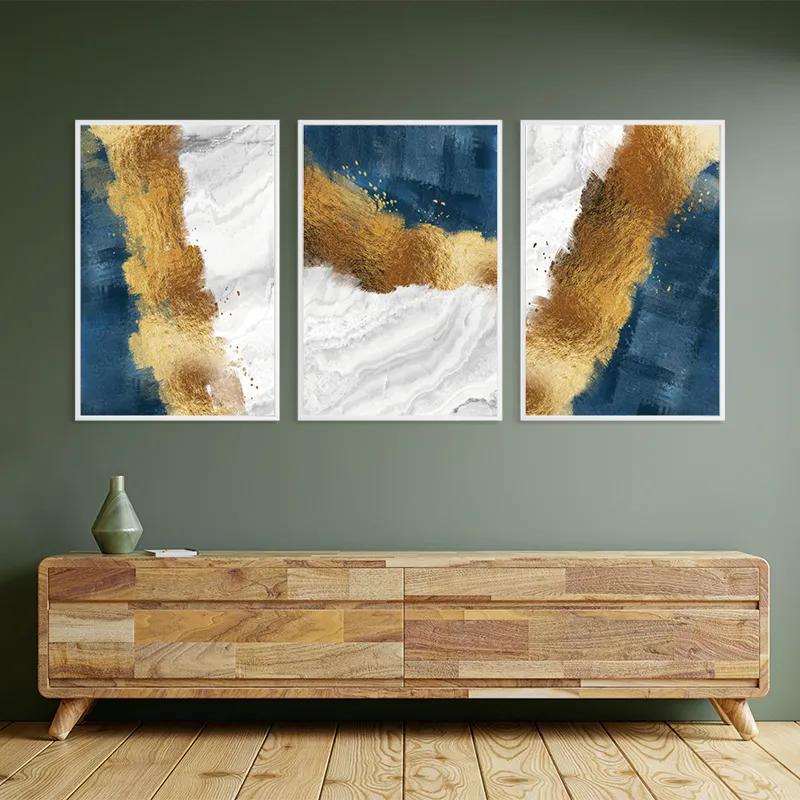 Obraz Multicanvas Abstractluend White mockup 2