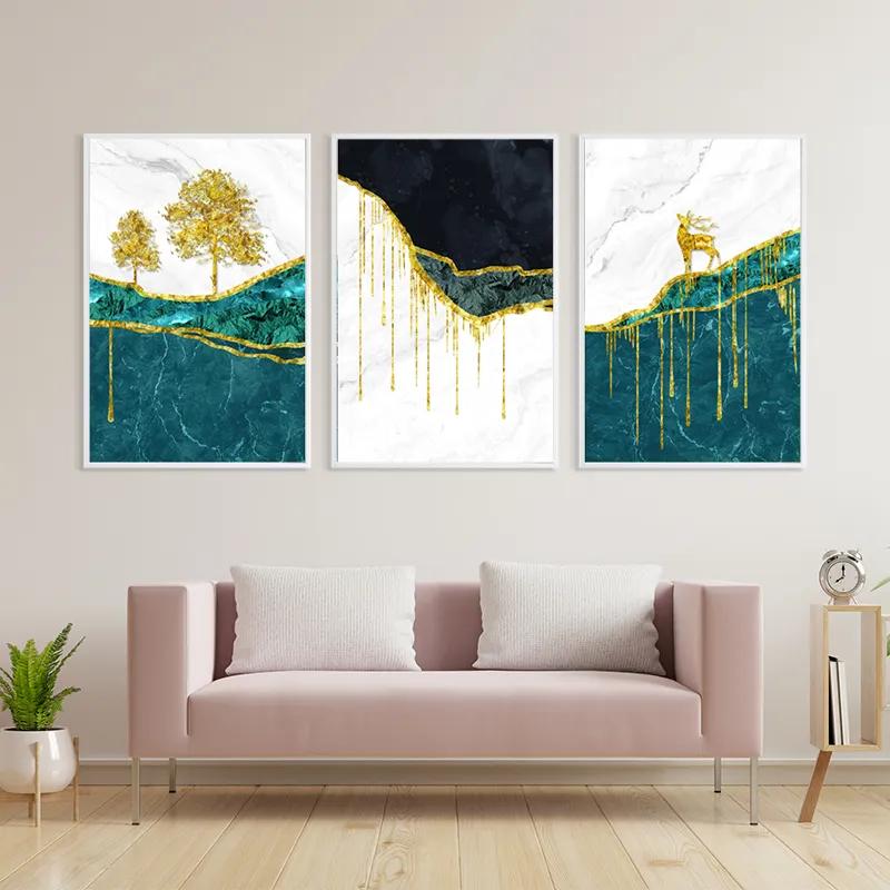 Obraz Multicanvas Abstract Downhill mockup 3