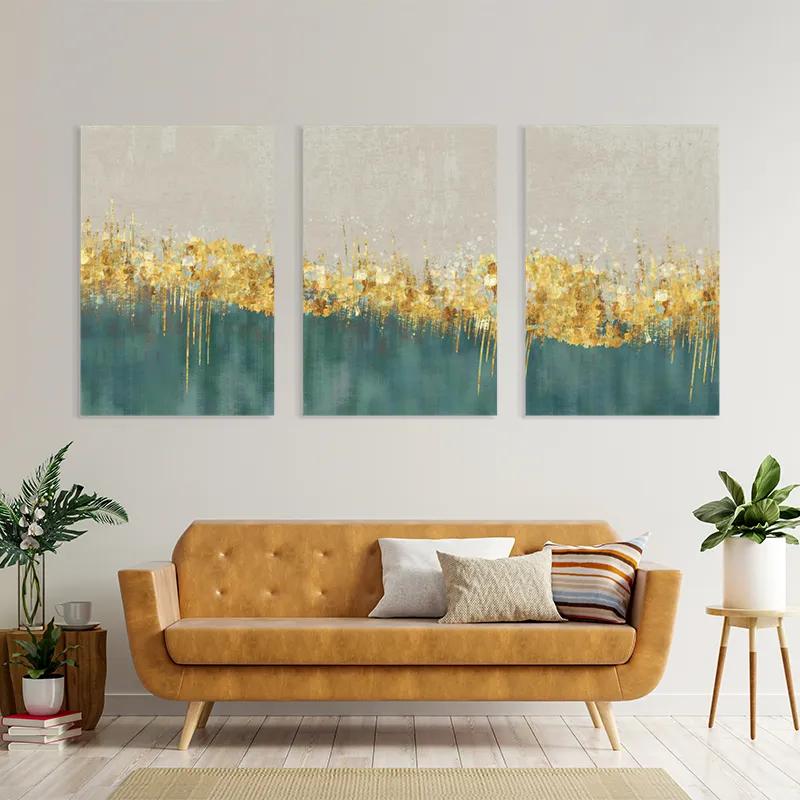 Obraz Multicanvas Blue Contrast mockup 4