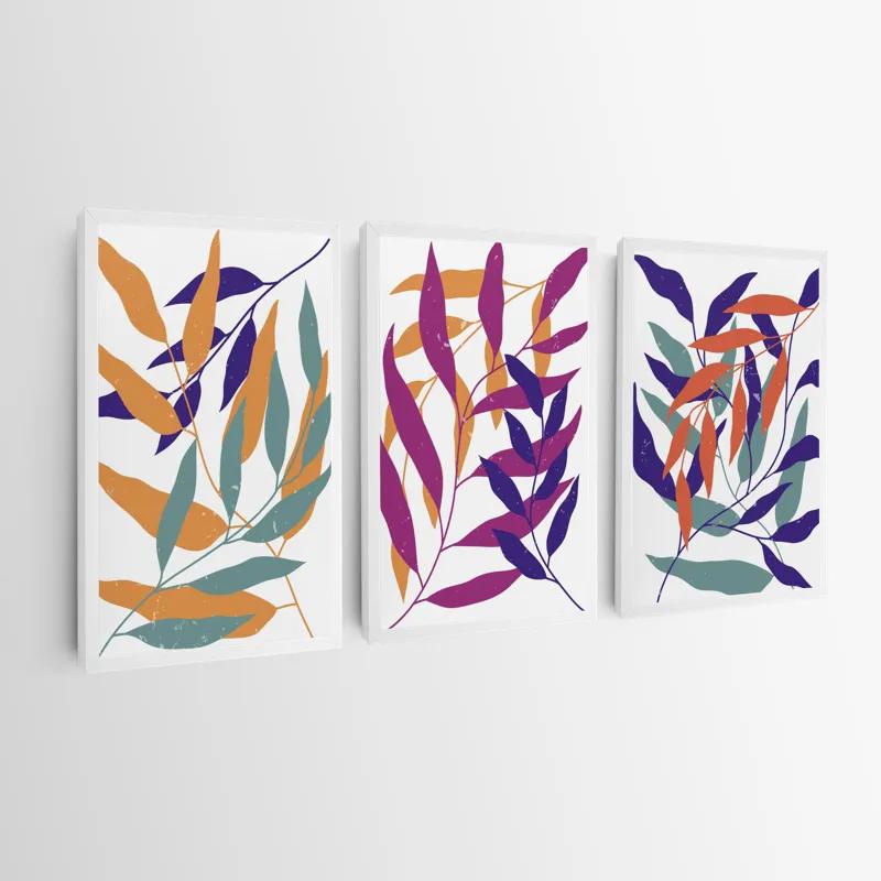 Obraz Multicanvas Color Mix Leaf mockup 0