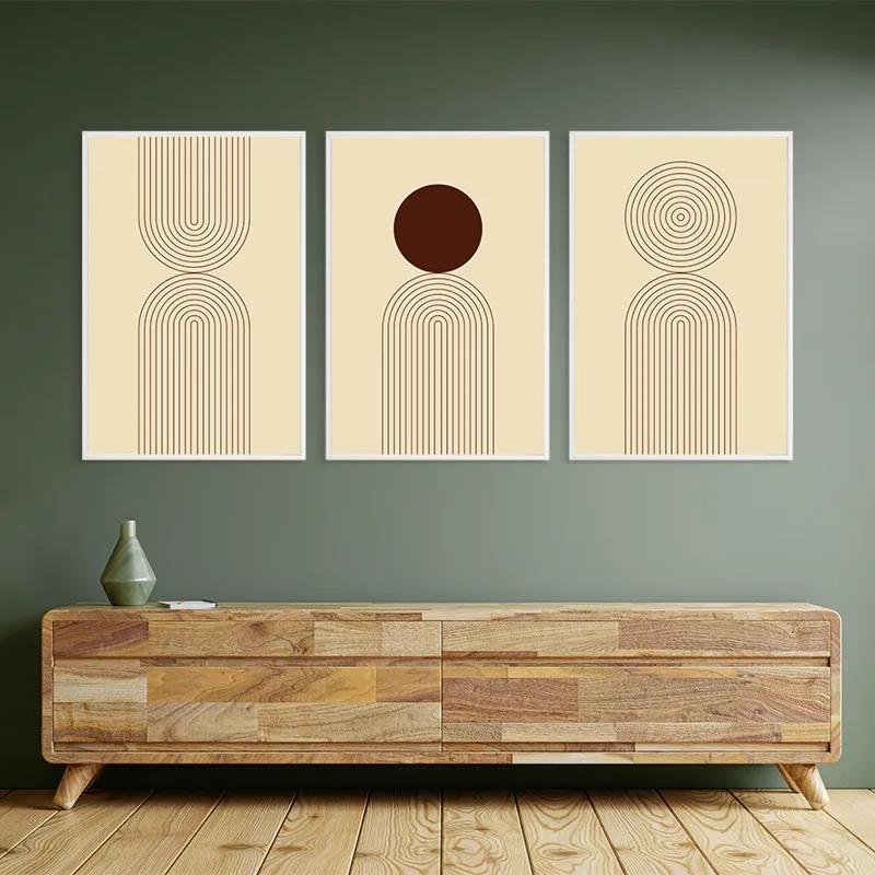 Obraz Multicanvas Cream Set mockup 2