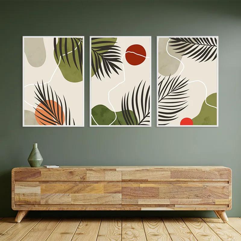 Obraz Multicanvas Jungle Leaf mockup 2