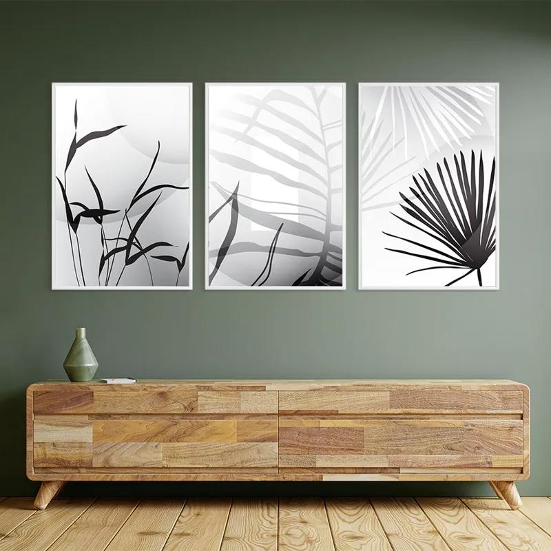 Obraz Multicanvas Leaf Shadow mockup 2