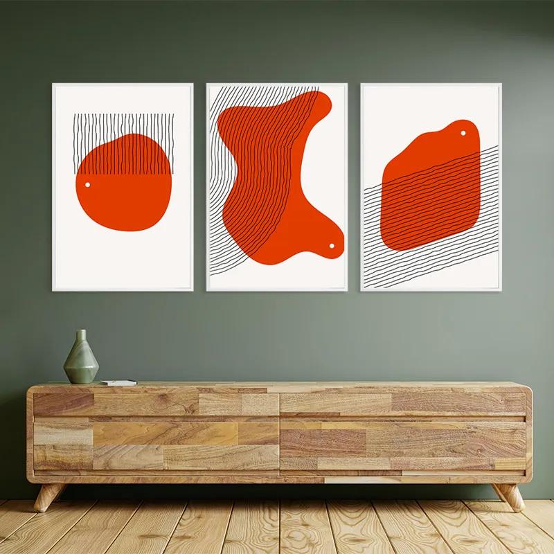 Obraz Multicanvas Orange Circle mockup 2