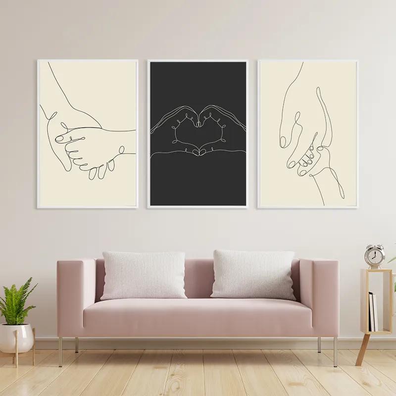 Obraz Multicanvas Hand Gestures mockup 3