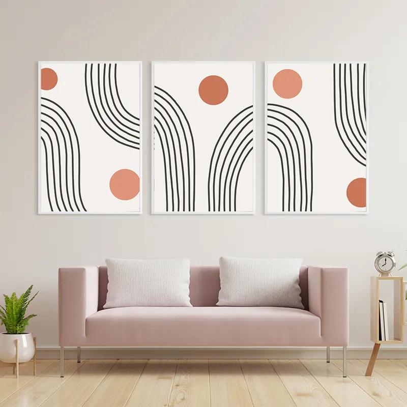 Obraz Multicanvas Moonnd Lines mockup 3