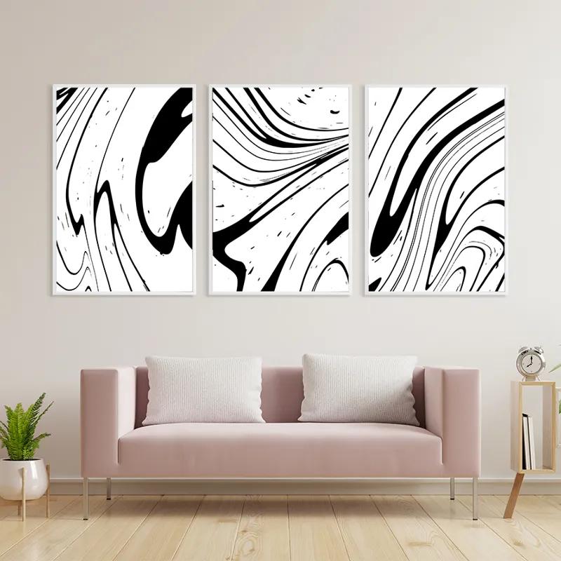 Obraz Multicanvas White Marblert mockup 3