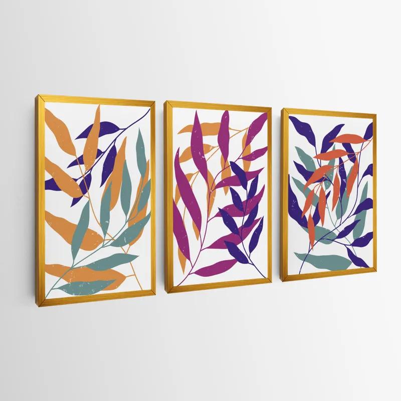 Obraz Multicanvas Color Mix Leaf mockup 0