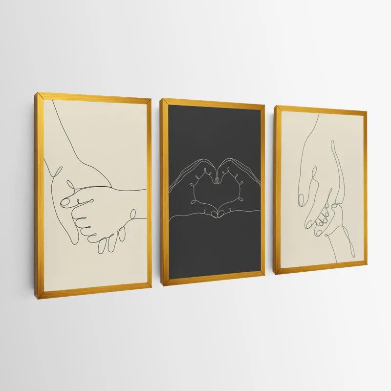 Obraz Multicanvas Hand Gestures mockup 0