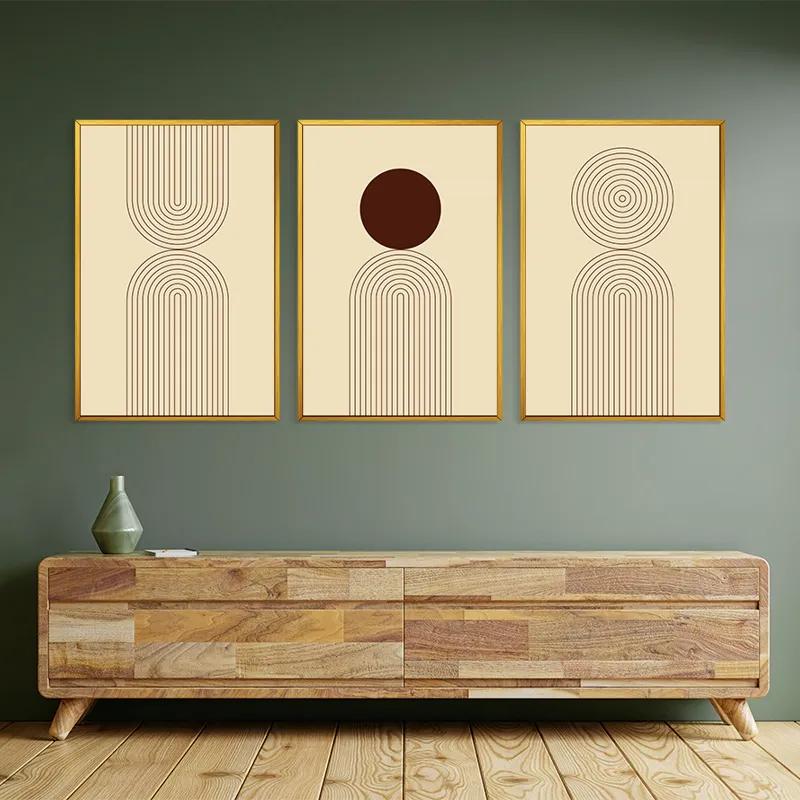 Obraz Multicanvas Cream Set mockup 2