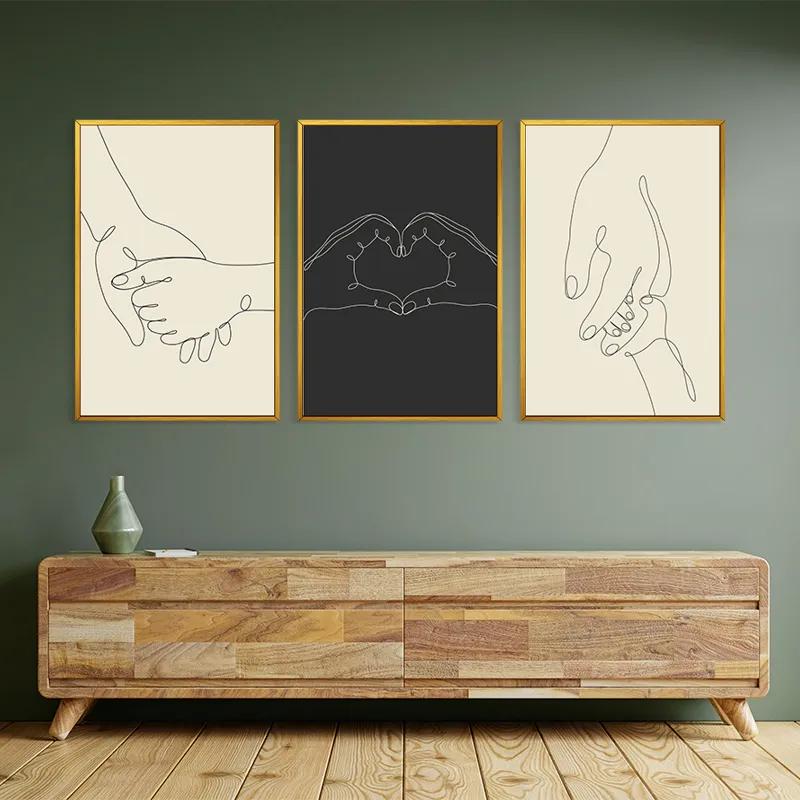 Obraz Multicanvas Hand Gestures mockup 2