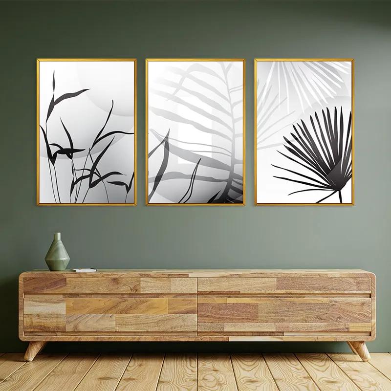 Obraz Multicanvas Leaf Shadow mockup 2