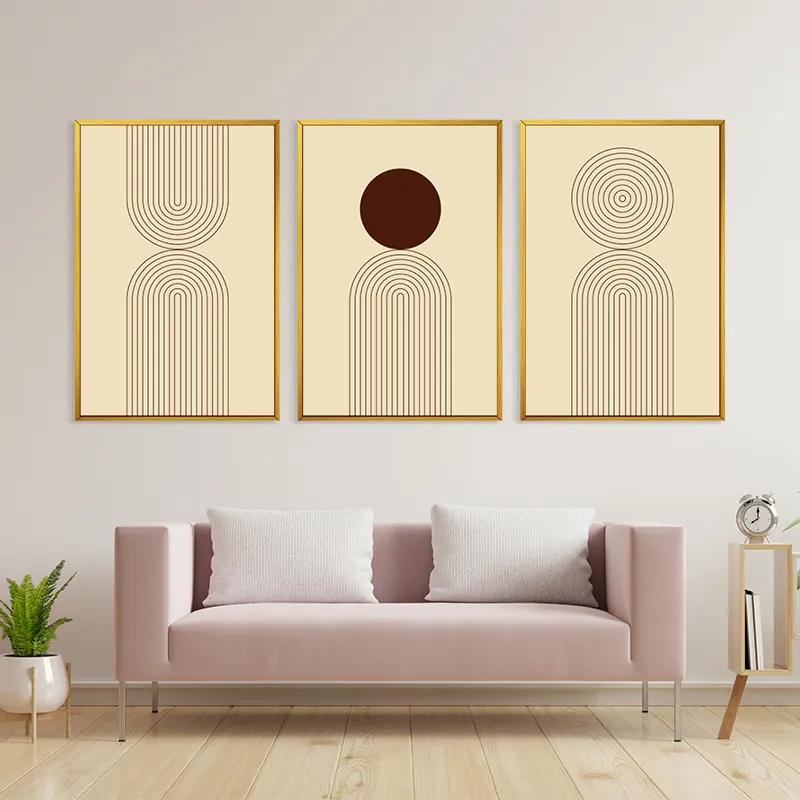 Obraz Multicanvas Cream Set mockup 3