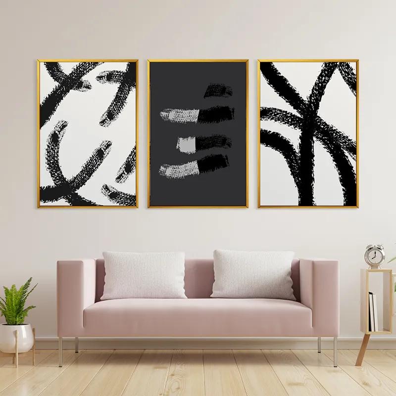 Obraz Multicanvas Grey Shades mockup 3