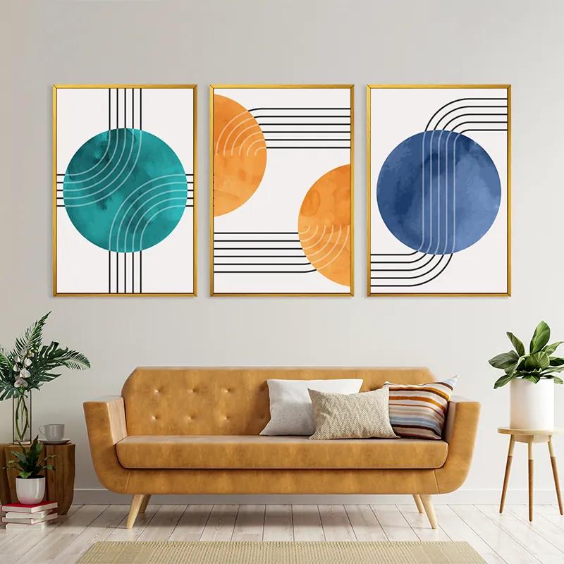 Obraz Multicanvas Colorful Circle mockup 4