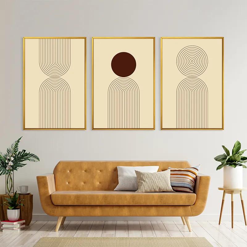 Obraz Multicanvas Cream Set mockup 4