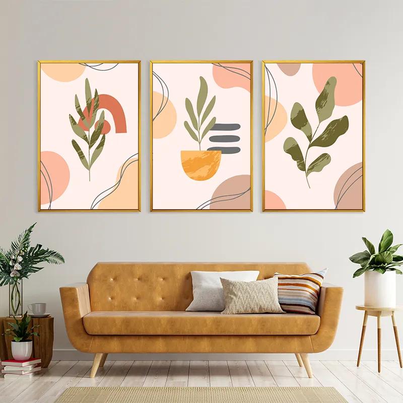 Obraz Multicanvas Cute Leaf mockup 4