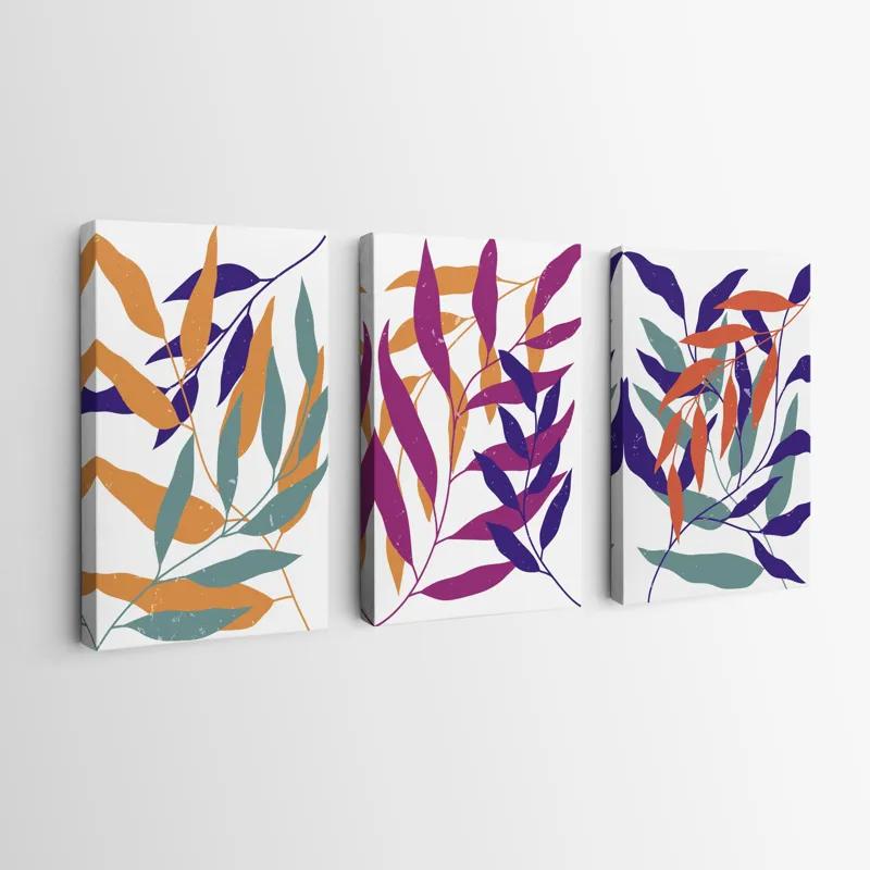 Obraz Multicanvas Color Mix Leaf mockup 0