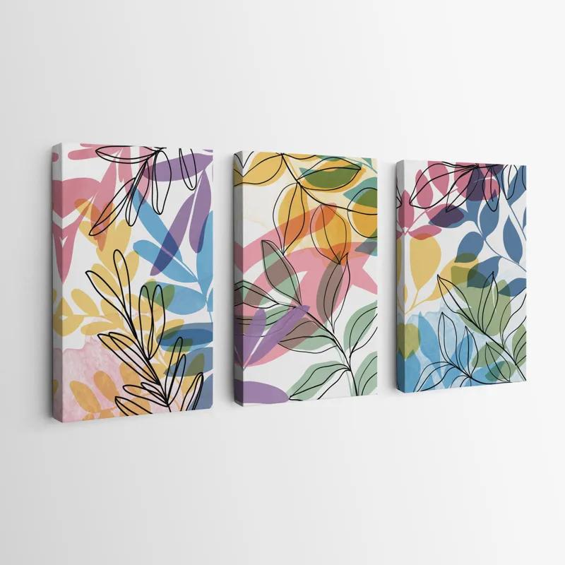 Obraz Multicanvas Colorful Leafs mockup 0