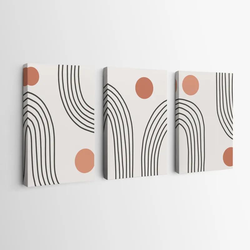 Obraz Multicanvas Moonnd Lines mockup 0