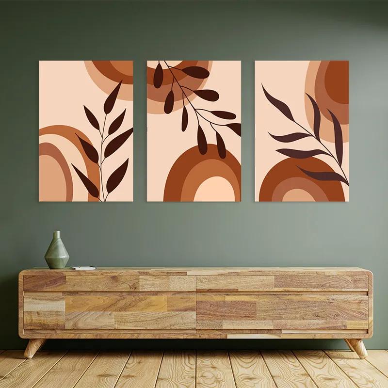 Obraz Multicanvas Brownbstract mockup 2