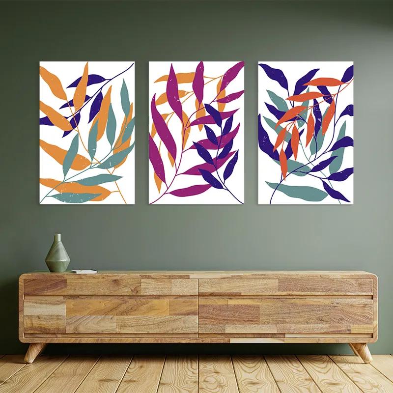 Obraz Multicanvas Color Mix Leaf mockup 2