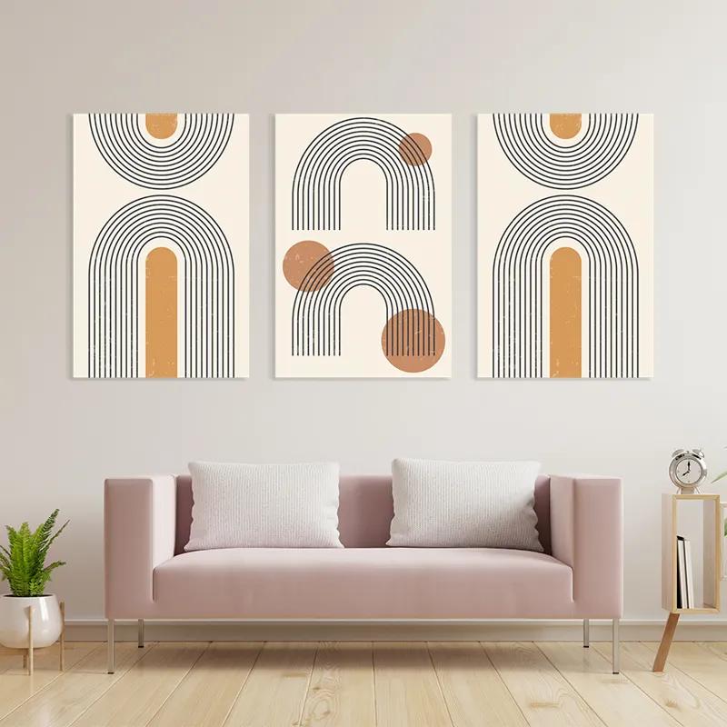 Obraz Multicanvas Arch Poster Set mockup 3