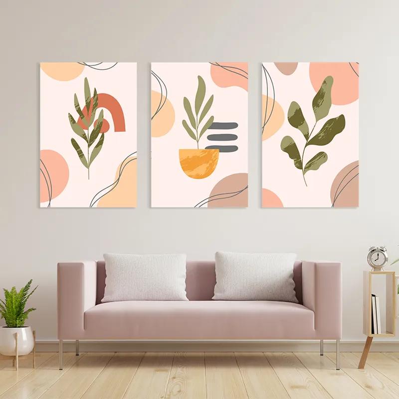 Obraz Multicanvas Cute Leaf mockup 3