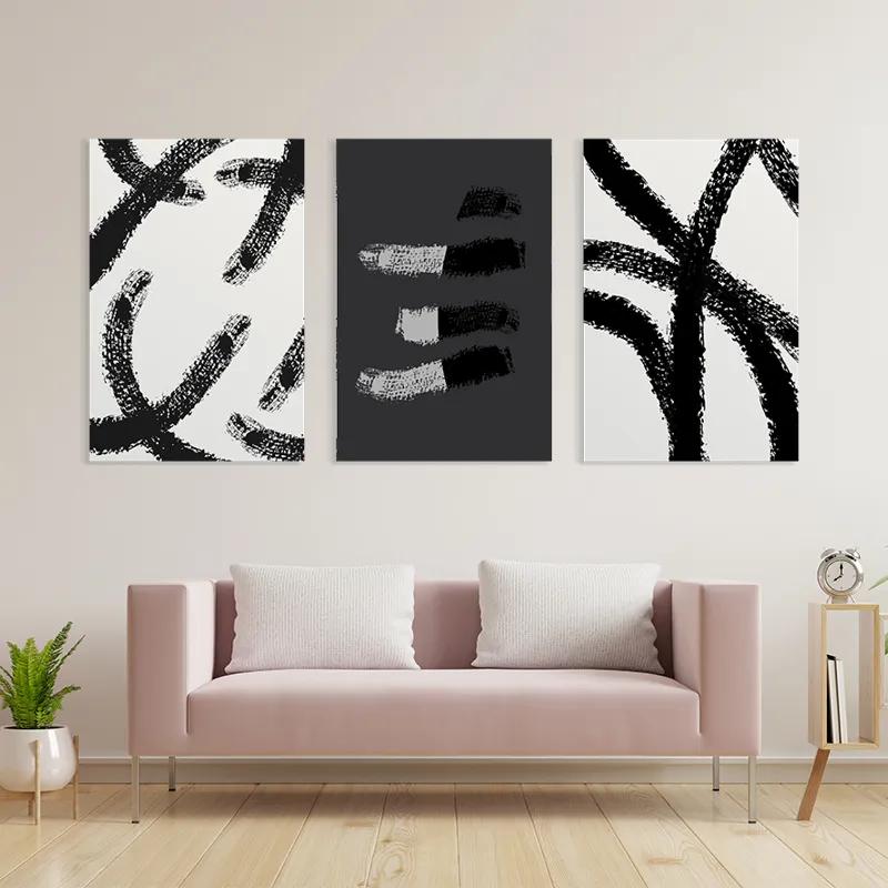 Obraz Multicanvas Grey Shades mockup 3