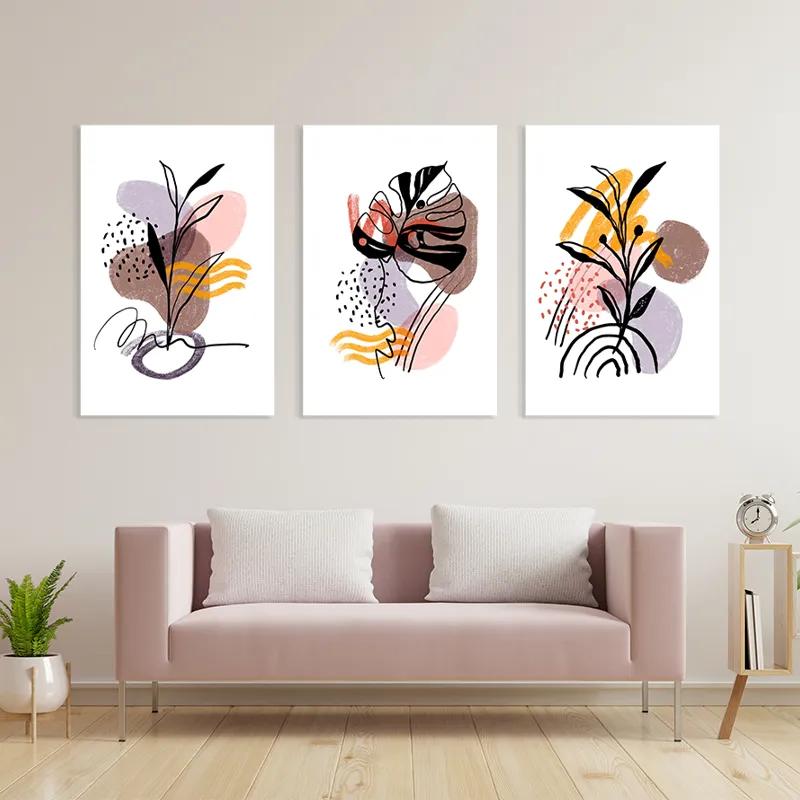 Obraz Multicanvas Pretty Leaf mockup 3