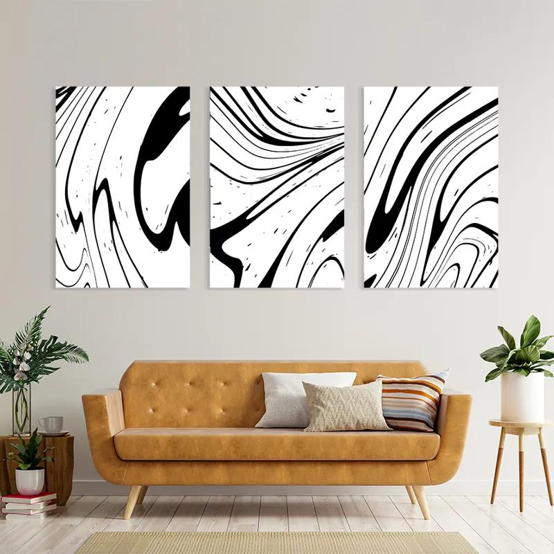 Obraz Multicanvas White Marblert mockup 4