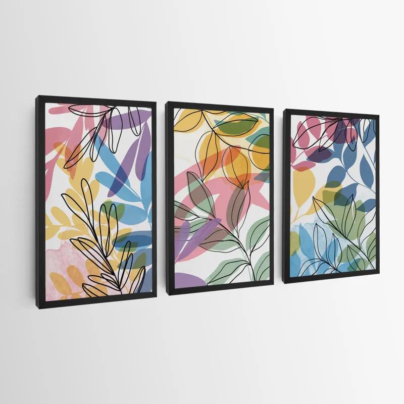 Obraz Multicanvas Colorful Leafs mockup 0