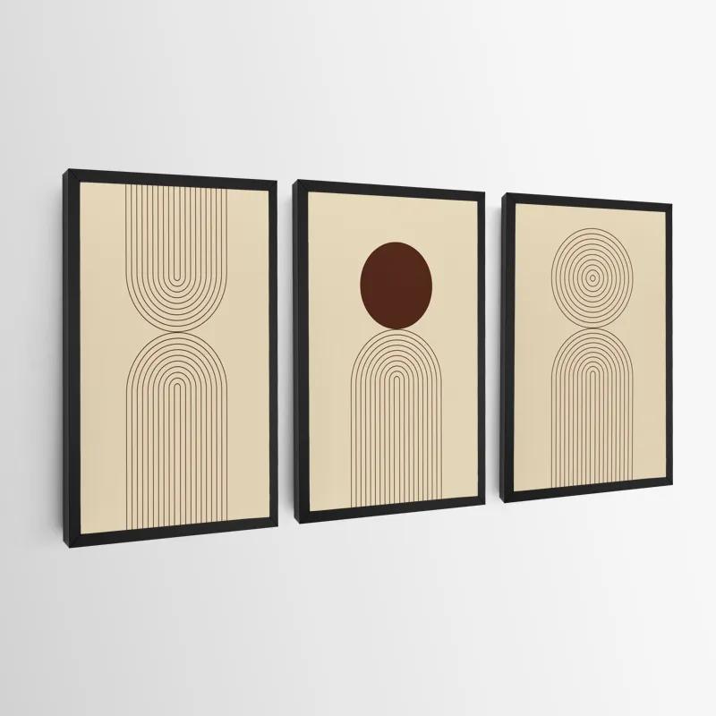 Obraz Multicanvas Cream Set mockup 0